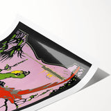 Panama Canal Vintage Poster – Retro Tropical Travel Art