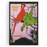 Panama Canal Vintage Poster – Retro Tropical Travel Art