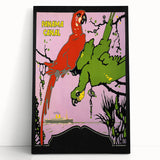 Panama Canal Vintage Poster – Retro Tropical Travel Art