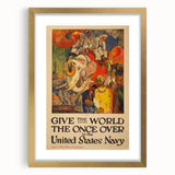 Vintage India Travel Poster – Classic Navy Tourism Art Print