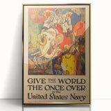 Vintage India Travel Poster – Classic Navy Tourism Art Print