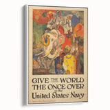 Vintage India Travel Poster – Classic Navy Tourism Art Print