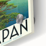 Vintage Japan Travel Poster – Classic Mount Fuji Art Print