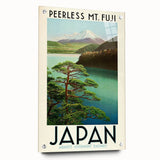 Vintage Japan Travel Poster – Classic Mount Fuji Art Print