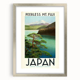 Vintage Japan Travel Poster – Classic Mount Fuji Art Print