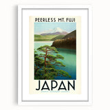 Vintage Japan Travel Poster – Classic Mount Fuji Art Print