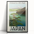 Vintage Japan Travel Poster – Classic Mount Fuji Art Print