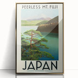 Vintage Japan Travel Poster – Classic Mount Fuji Art Print