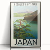 Vintage Japan Travel Poster – Classic Mount Fuji Art Print