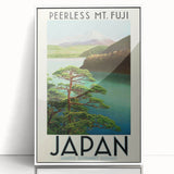 Vintage Japan Travel Poster – Classic Mount Fuji Art Print