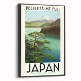 Vintage Japan Travel Poster – Classic Mount Fuji Art Print