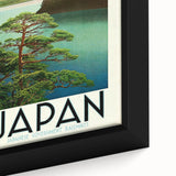 Vintage Japan Travel Poster – Classic Mount Fuji Art Print