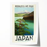 Vintage Japan Travel Poster – Classic Mount Fuji Art Print