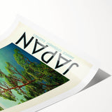 Vintage Japan Travel Poster – Classic Mount Fuji Art Print