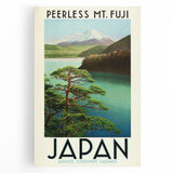 Vintage Japan Travel Poster – Classic Mount Fuji Art Print