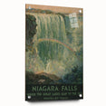 Vintage Niagara Falls Travel Poster – Classic Waterfall Art Print