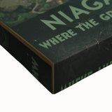 Vintage Niagara Falls Travel Poster – Classic Waterfall Art Print